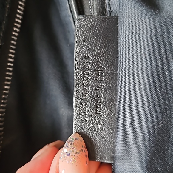 YSL Easy Y Logo Patent Leather Bag Black Silver - Picture 14 of 16